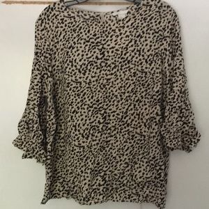 H&M blouse - leopard print
